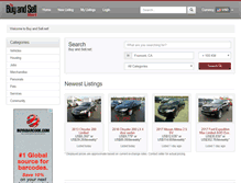 Tablet Screenshot of buyandsell.net