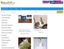 Tablet Screenshot of buyandsell.com
